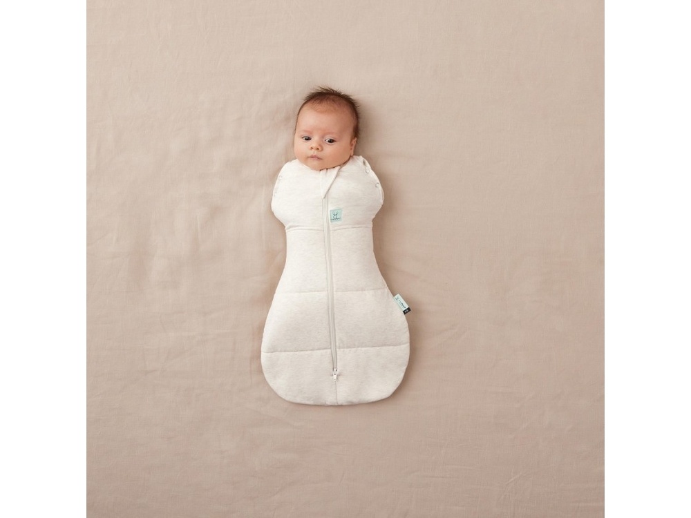 Ergopouch Inbakerslaapzak Cocoon Oatmeal Marle -Tog 2.5 - 0-3 maand