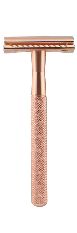 WONDR Scheermes Safety Rose Gold met Houder