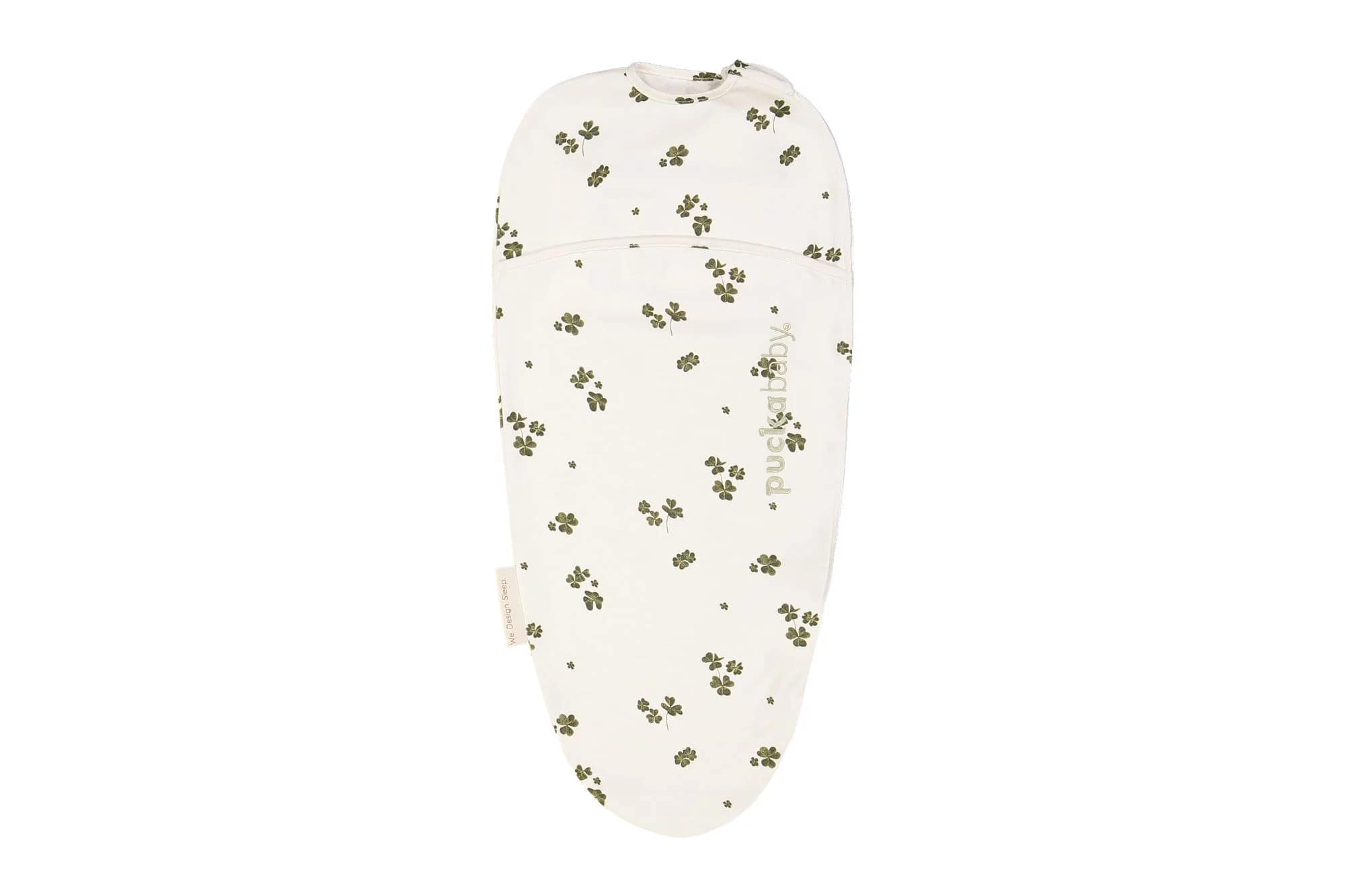 Puckababy Inbakerslaapzak Original Piep Cotton Lucky Clover 0-3 maand - Tog 0.5