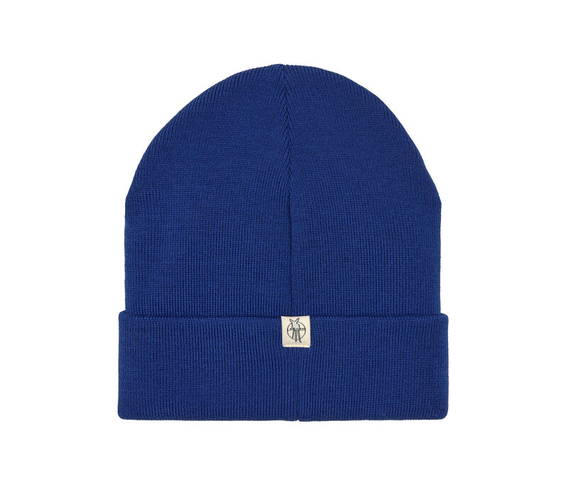 Lässig Beanie Kids Merino Wool Smile Blue