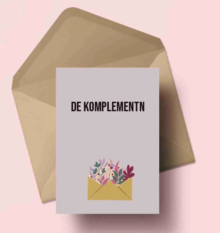 Moomade Wenskaart De Komplementn