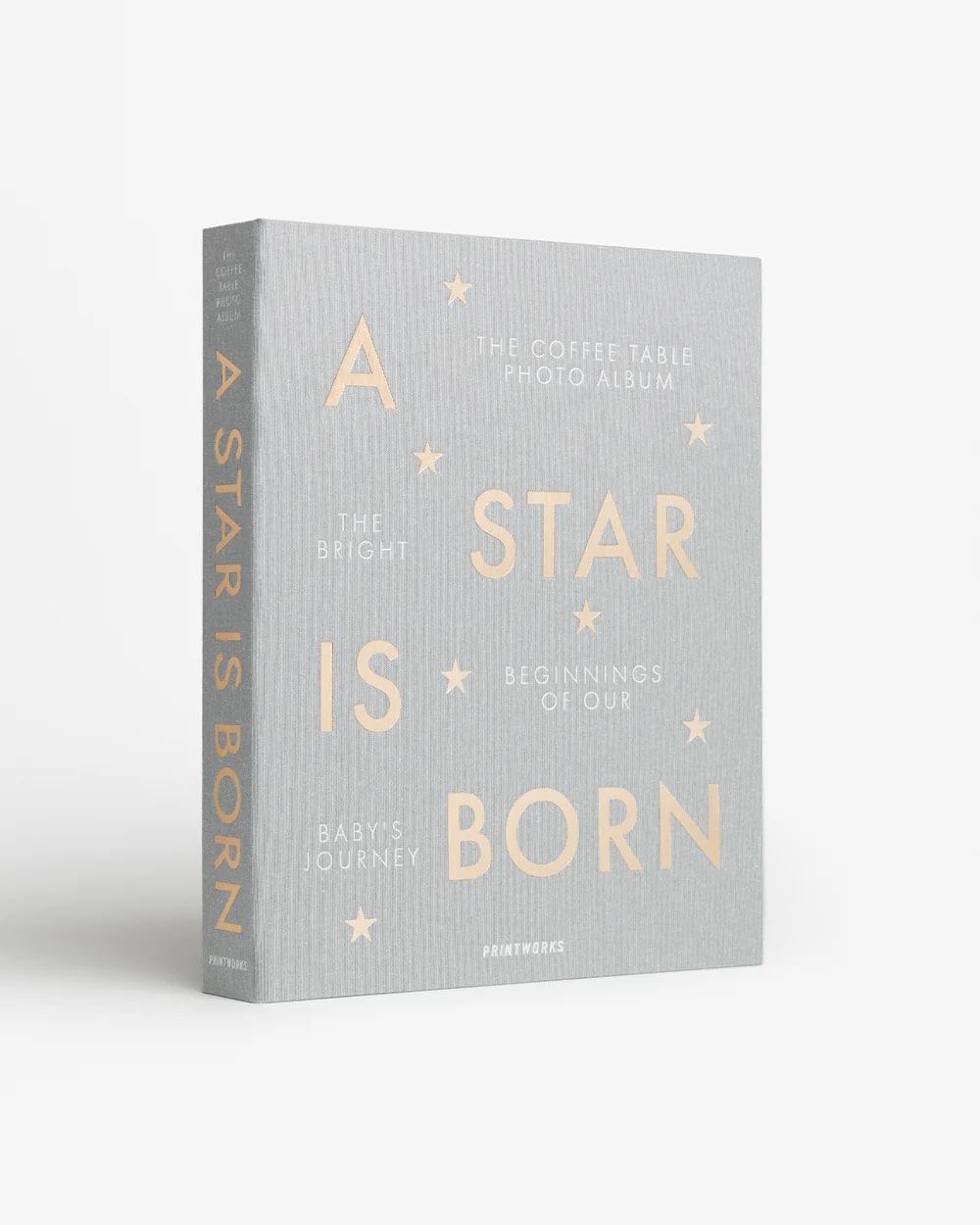 Printworks Baby Fotoalbum a Star is Born - 26.7x32.5x5 cm - Grijs