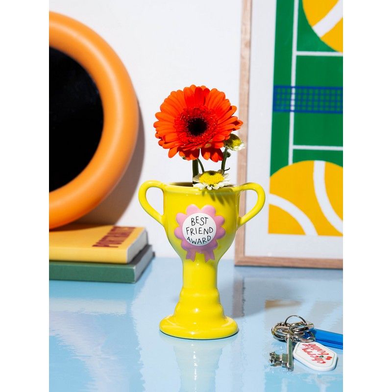DOIY Vaas Trophy Best Friend Award - 8x7.3x12 cm - Keramiek