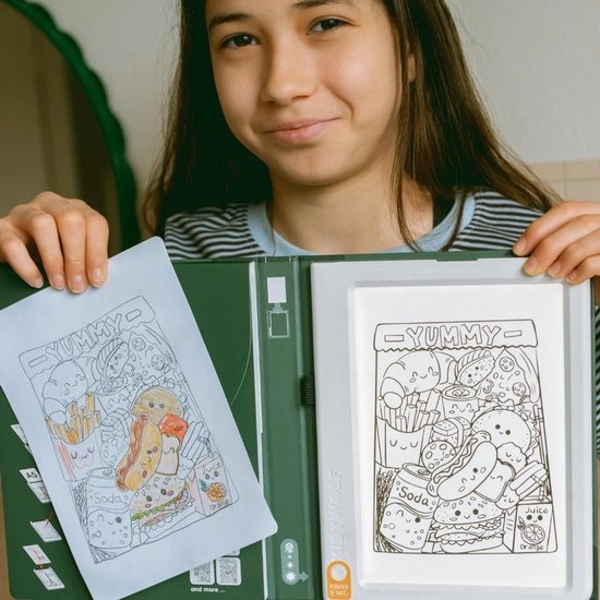 Kidywolf Kidydraw Pad Tekentablet Meli-Melo 30 Illustraties