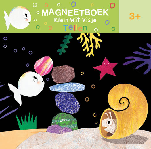 Magneetboek Klein wit Visje - Tellen  - Van Genechten   3+