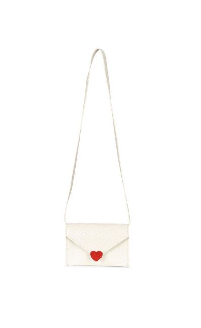 Konges Slojd Love Letter Bag Cream Glitter