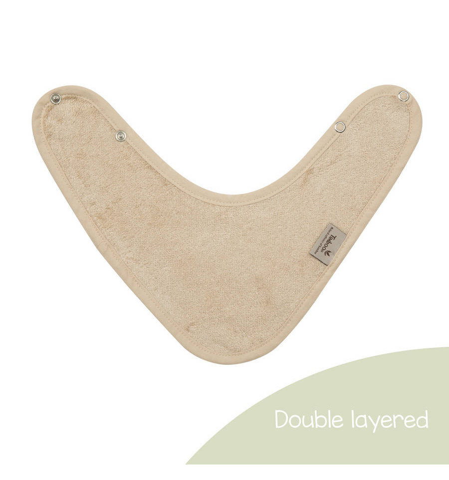Timboo Slab Bandana Doubled Frosted Almond 36x20 cm