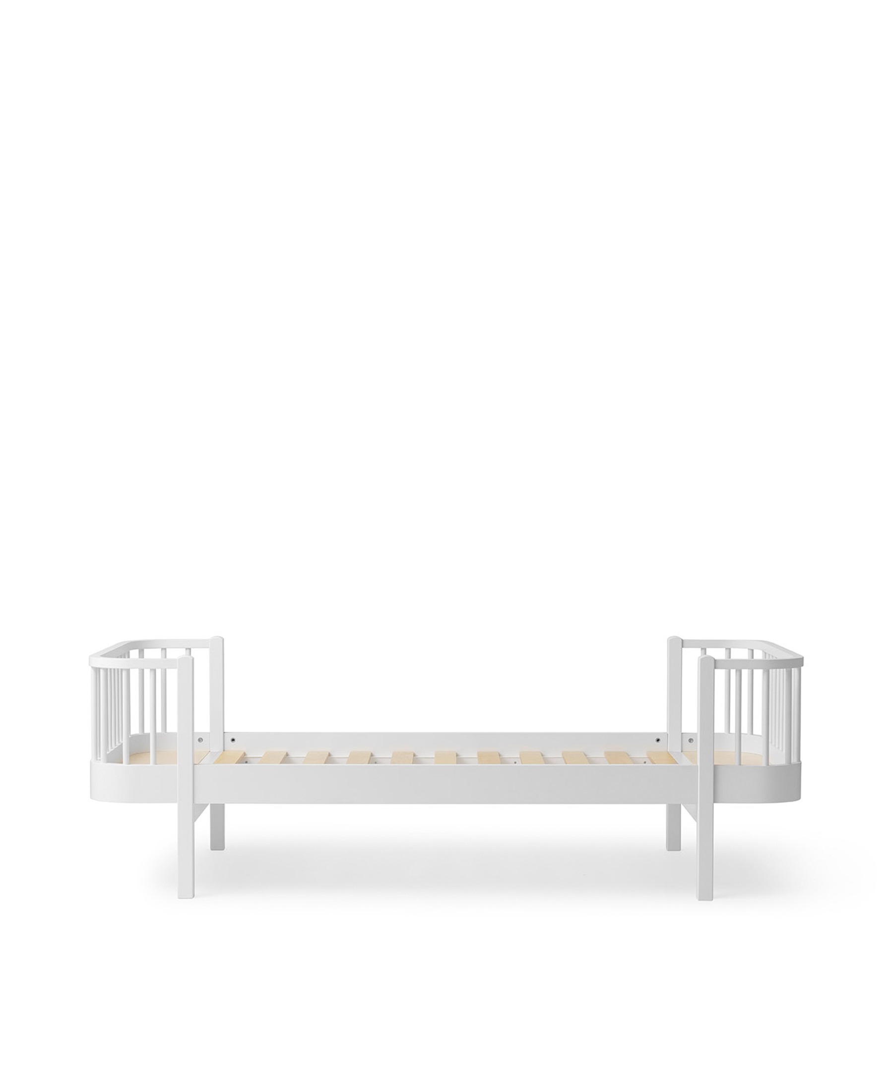 Oliver Furniture Bed Wood Original White 90x200 cm