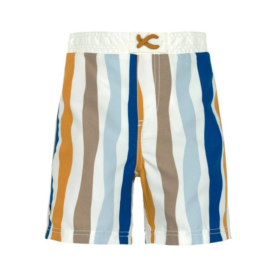 Lässig / zwemshort / waves blue nature - 3 Y