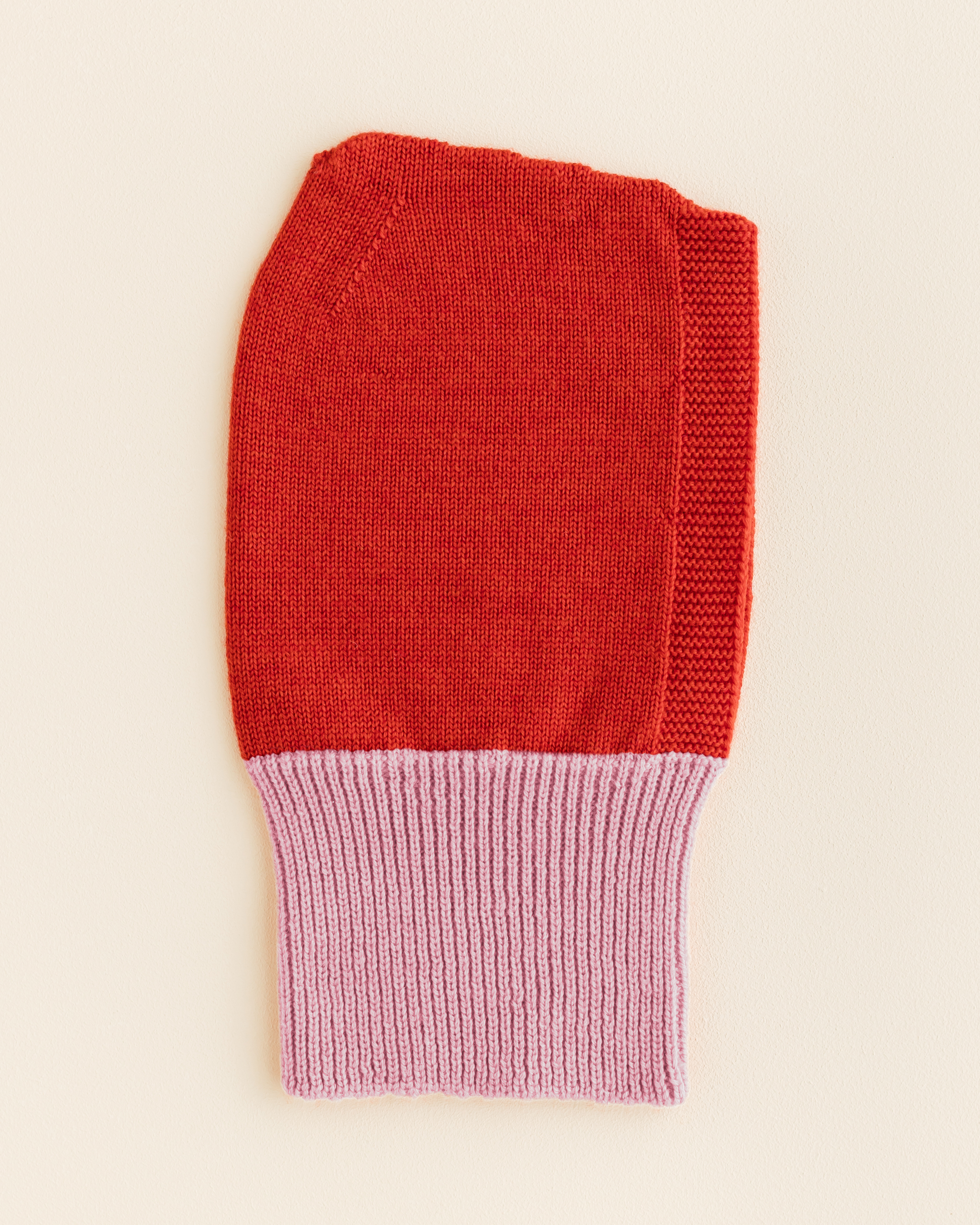 Hvid Kids Balaclava Eddy Cotton Candy-Red 1-3 jaar