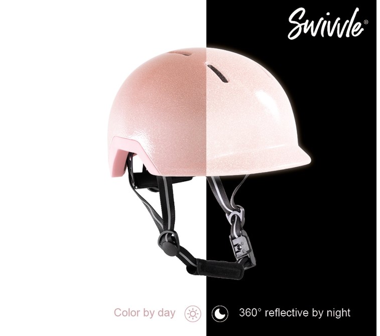 Swivvle Sirius Fietshelm Rosy Pink
