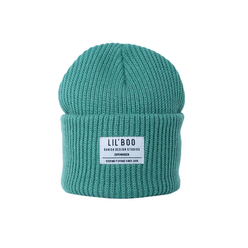Lil'Boo Beanie Hygge Ocean Green 1-3 jaar