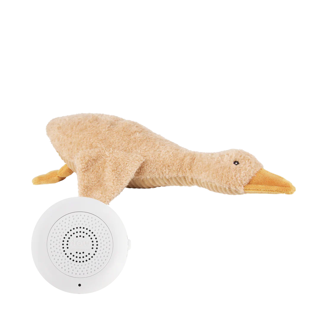 Flow Knuffel Comforter Heartbeat Liva Eend Brown