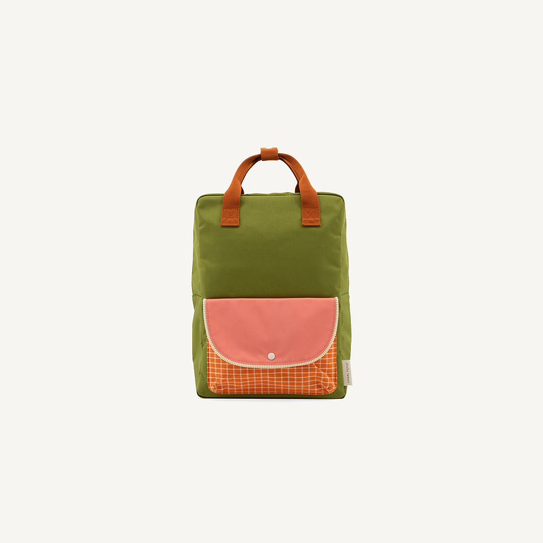 Sticky Lemon / backpack large farmhouse / envelope / sprout green