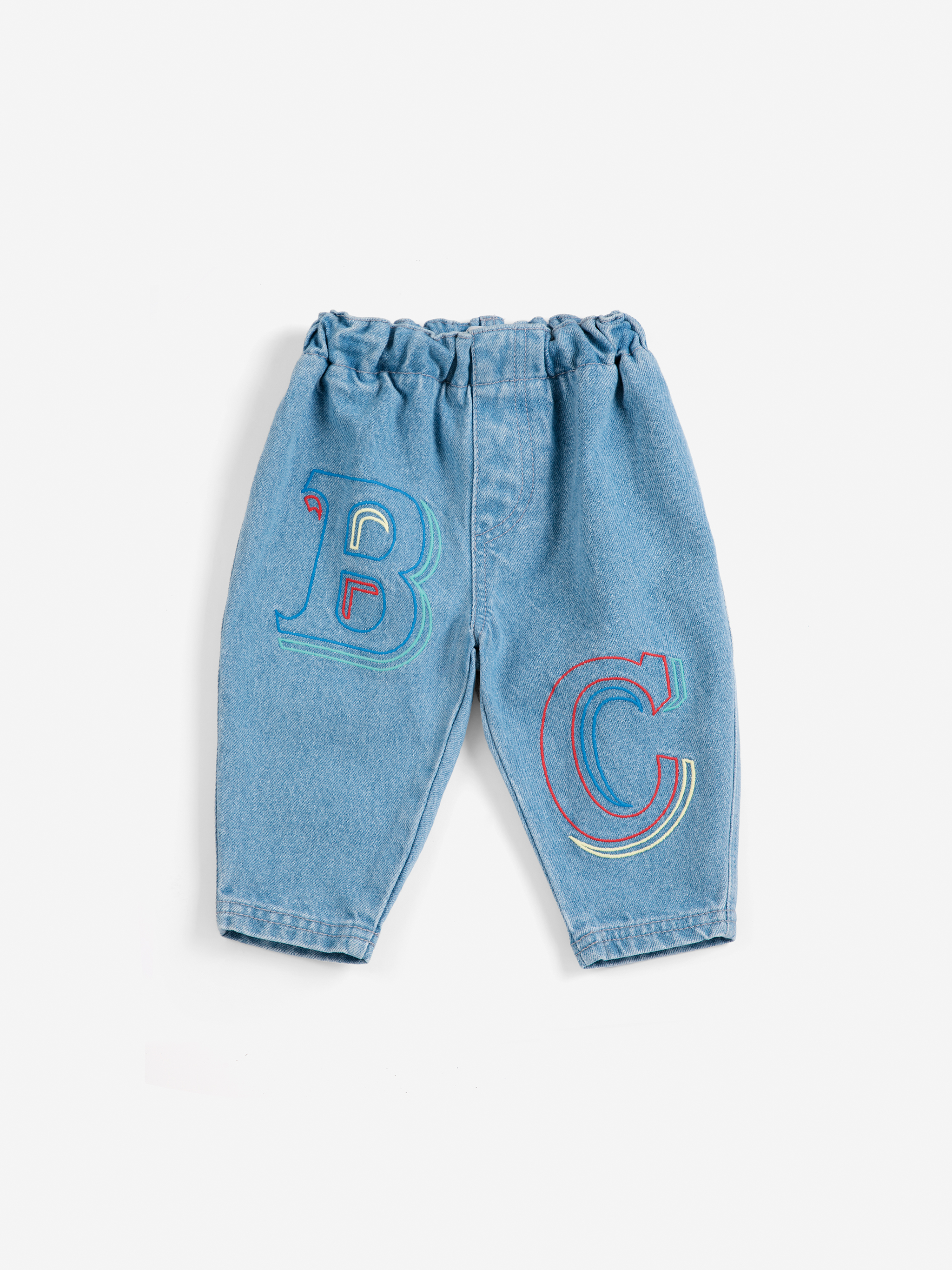 Bobo Choses Baby Broek Denim Embossed - 24 maand