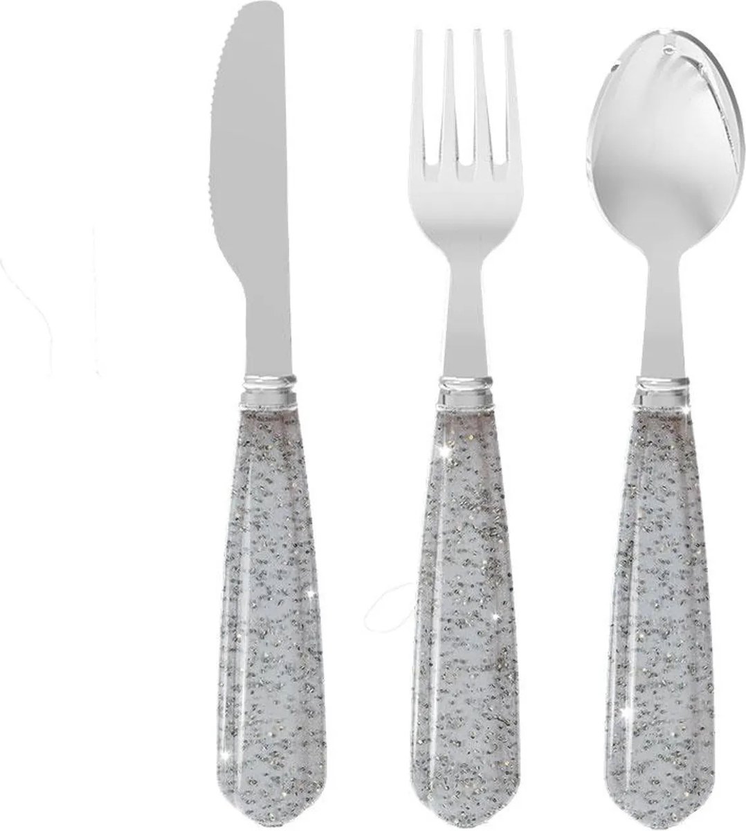 Konges Slojd / glitter cutlery / sparkling blue
