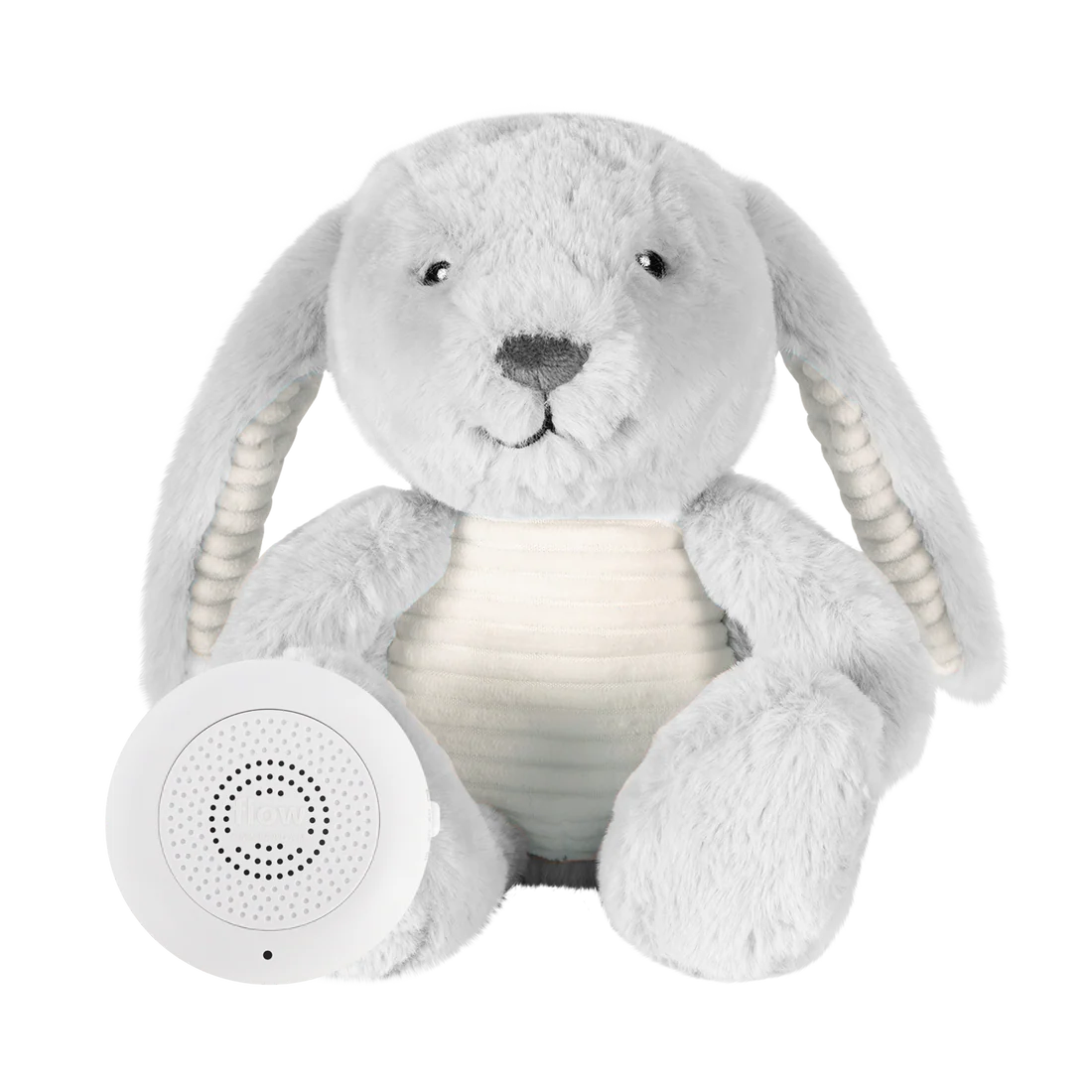 Flow Knuffel Comforter Heartbeat Oplaadbaar Milo The Rabbit - Grey