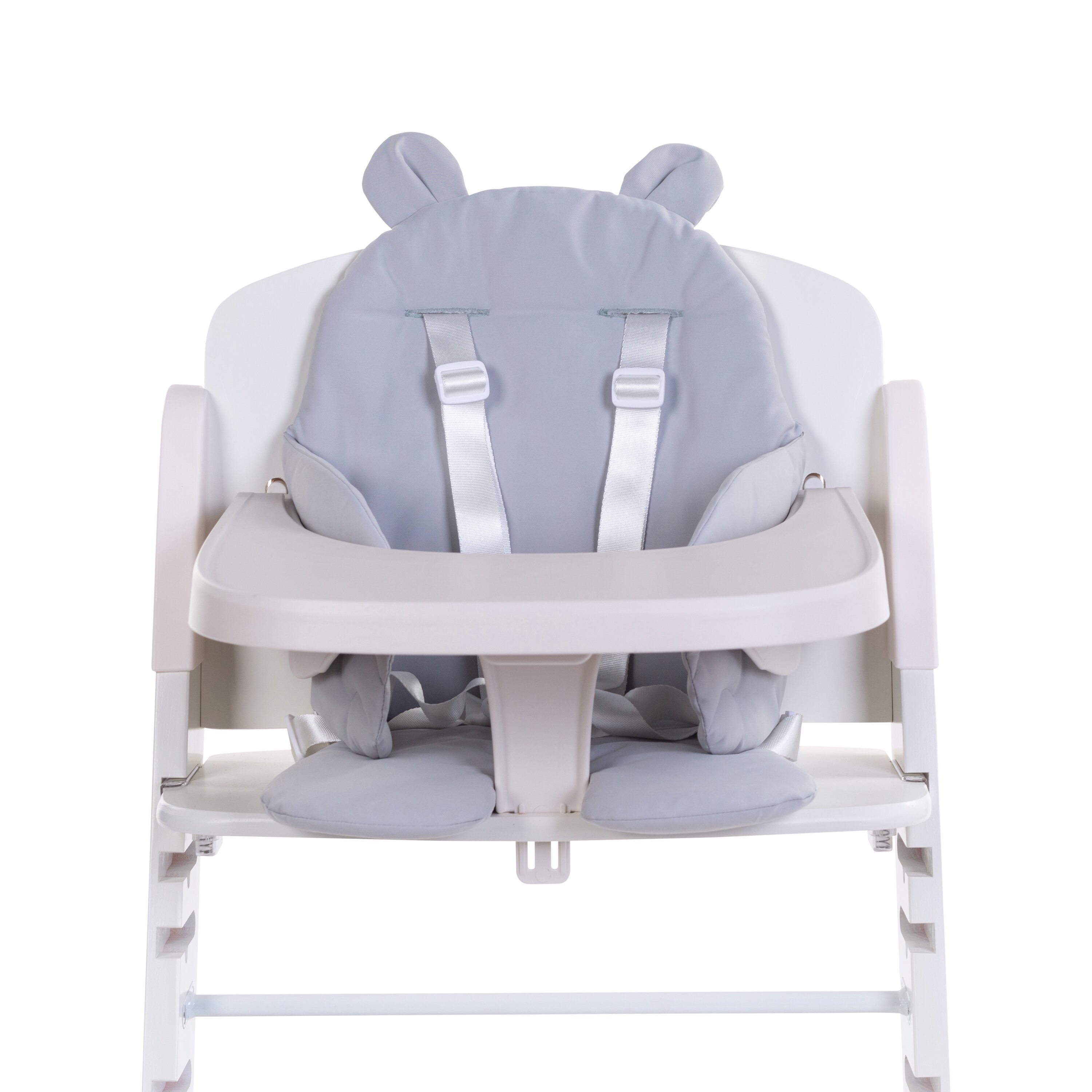 Childhome Stoelkussen voor Kinderstoel Evolu Grijs Waterafstotend Oortjes