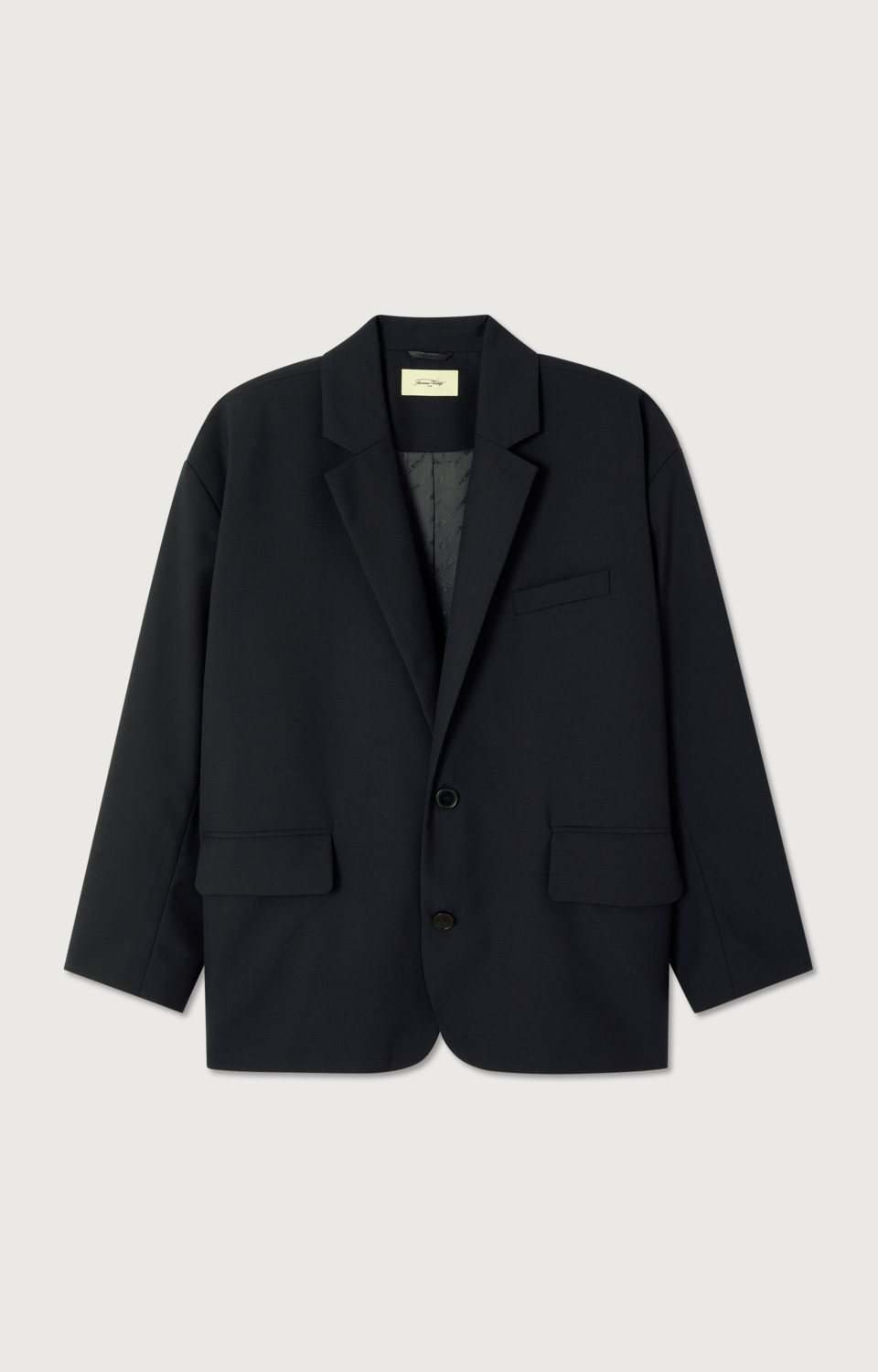 American Vintage Adult Blazer Ayany Ample Logo Mixte Navy - x-small