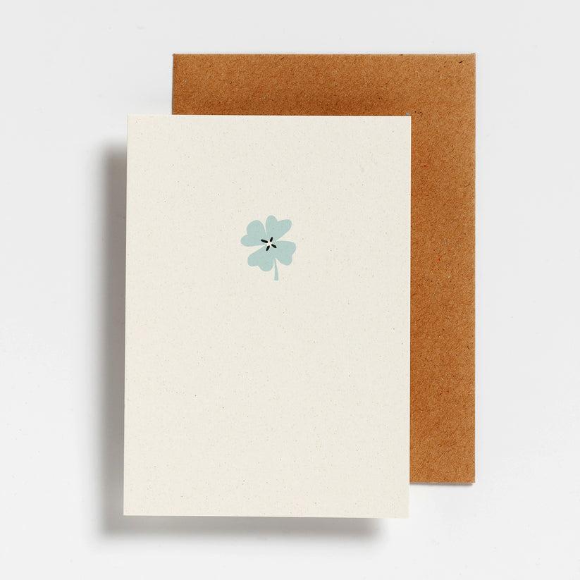Hello August Wenskaart Clover No Tekst