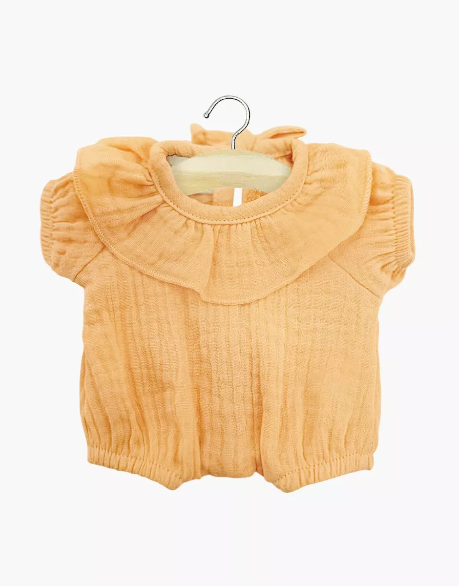 Minikane Babypop Kleertjes - Rompertje Eva Abricot 28 cm