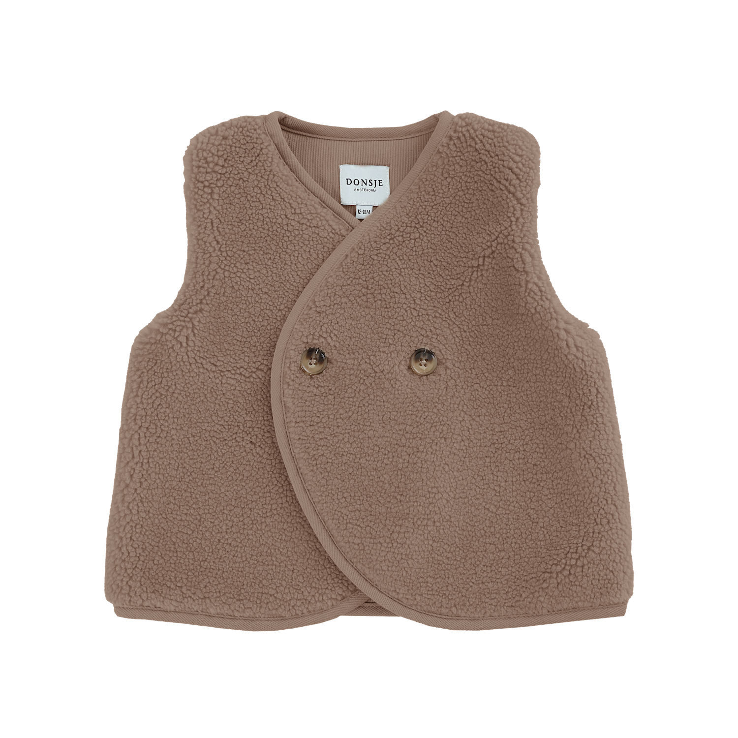 Donsje Gilet Zm Monty Hazelnut