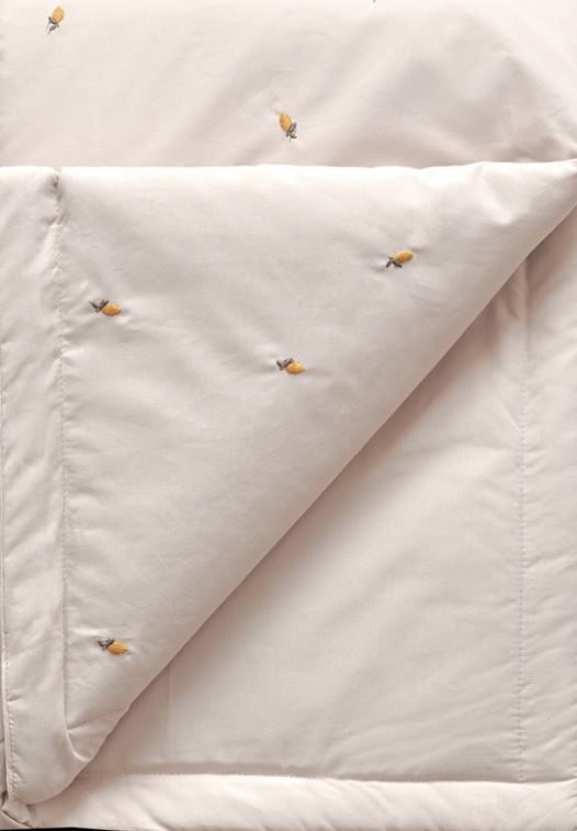 Garbo & Friends / Percale Filled Blanket / Lemon