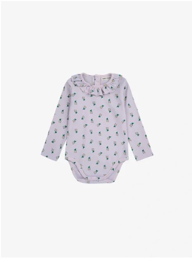 Bobo Choses / body / baby pansy flower ruffle / Lavender