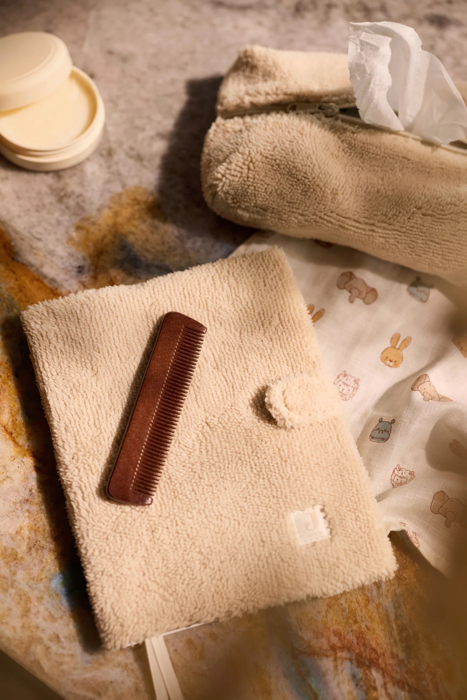 Jollein Billendoekjes Etui Fluffy Sand