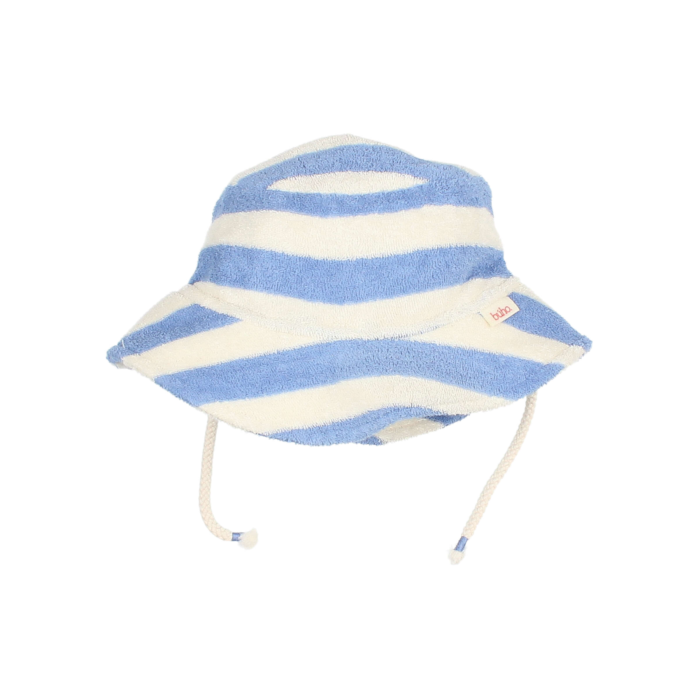 Buho Hoedje Terry Stripes Bluette XS