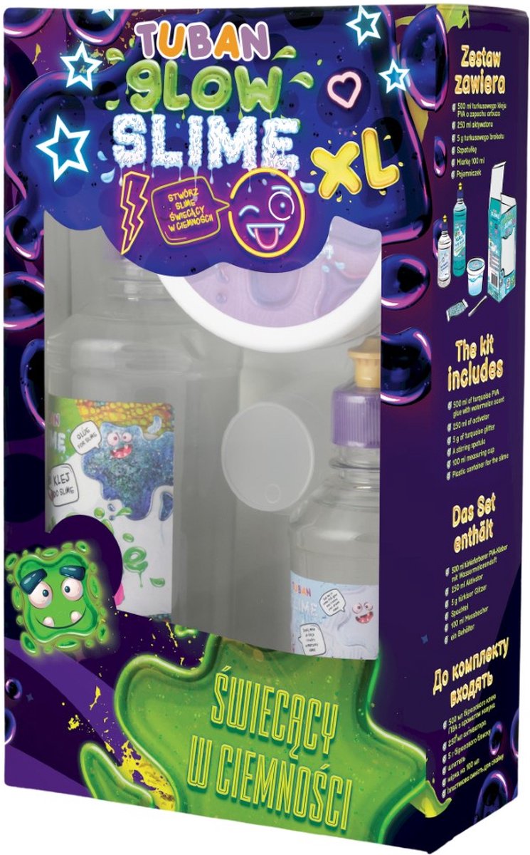 Tuban DIY Set Slijm Glow in The Dark XL