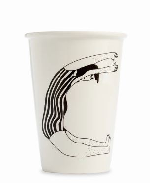 Helen B Beker XL C 320ml - Porselein - 9x12 cm