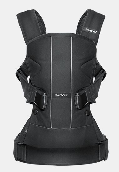 BabyBjorn Draagzak One Cotton Mix Zwart