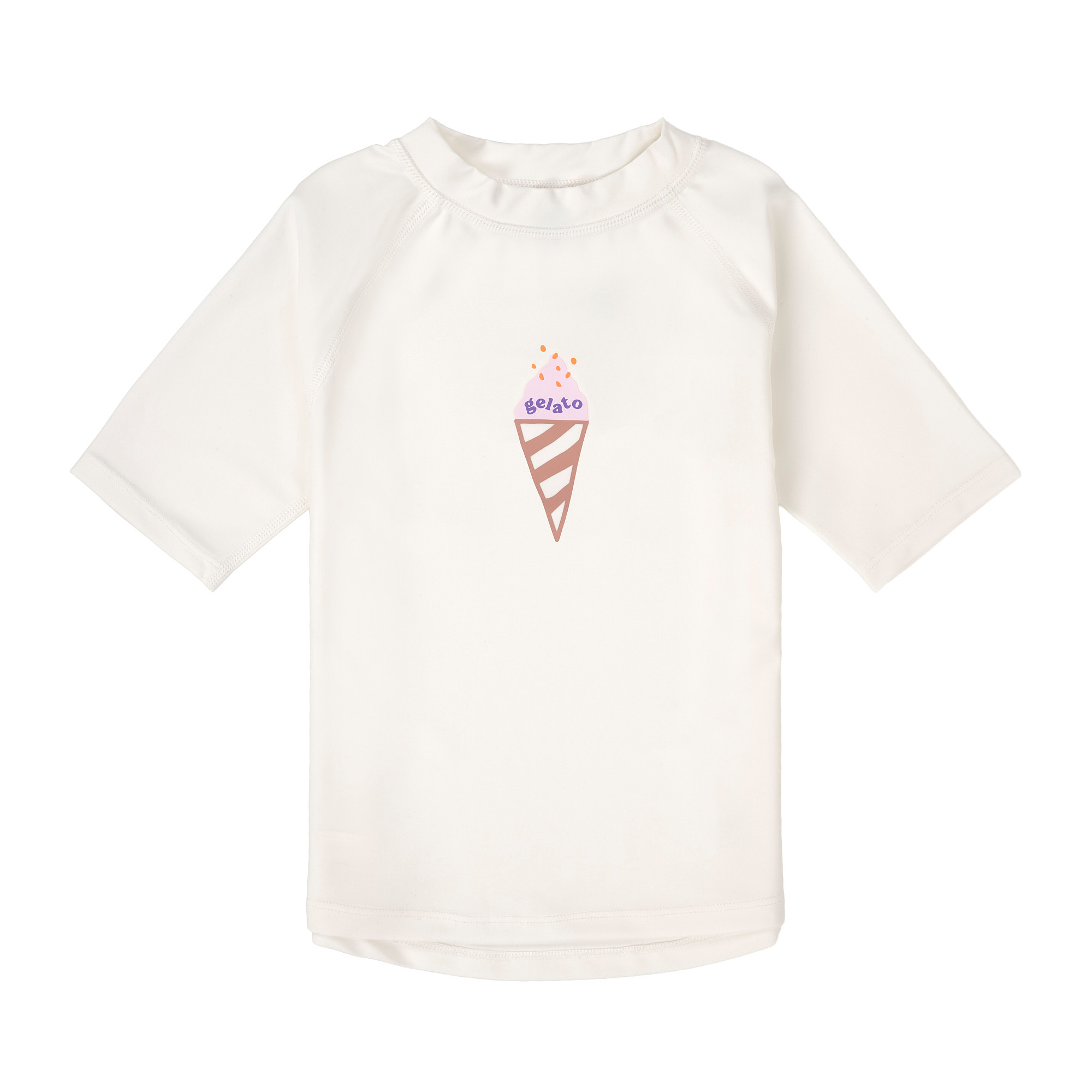 Lässig T-shirt Km UV Rashguard Ice Cream Sea Salt - 3 maand