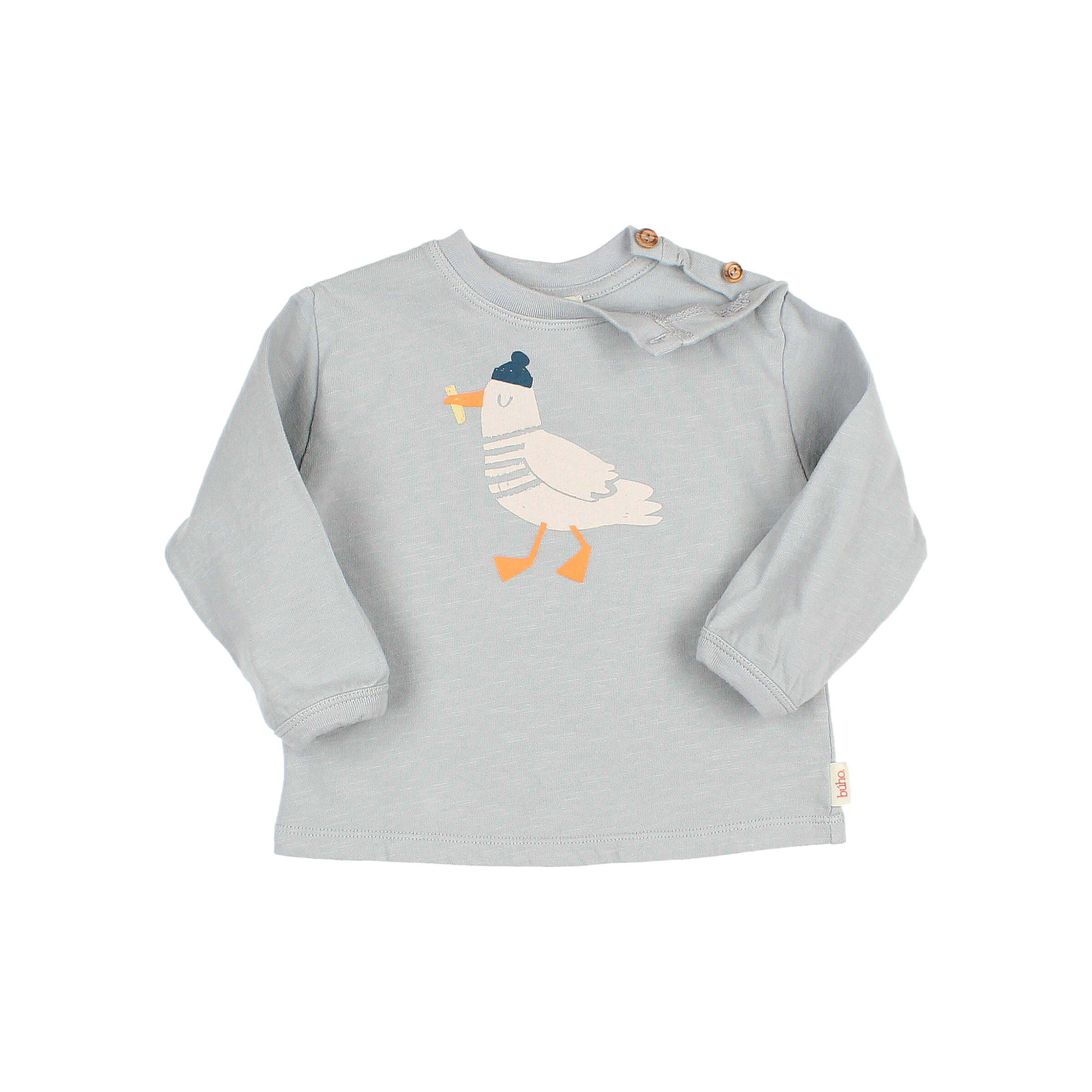 Buho Baby T-shirt Lm Bird Cloud