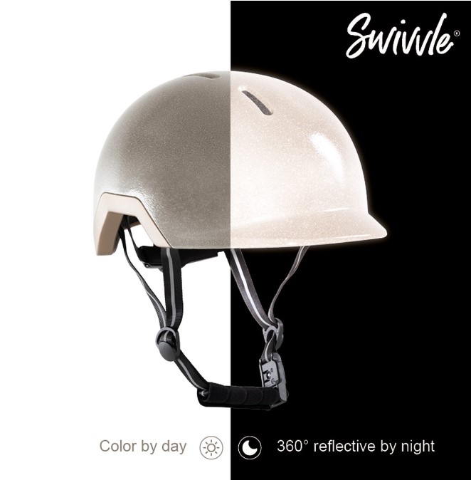 Swivvle Sirius Fietshelm Misty Grey