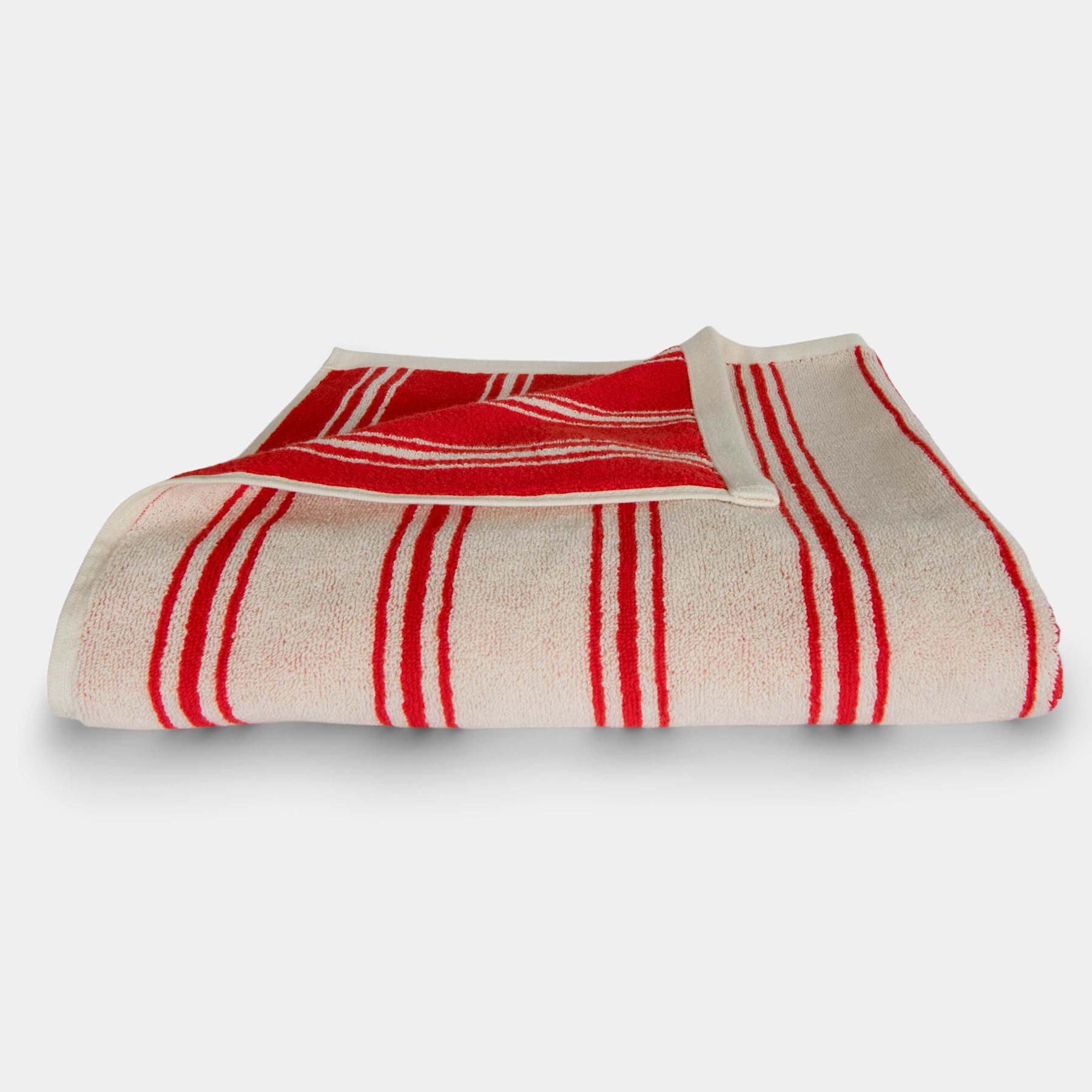 Homehagen Handdoek Oranje Retro Stripe 100x150 cm