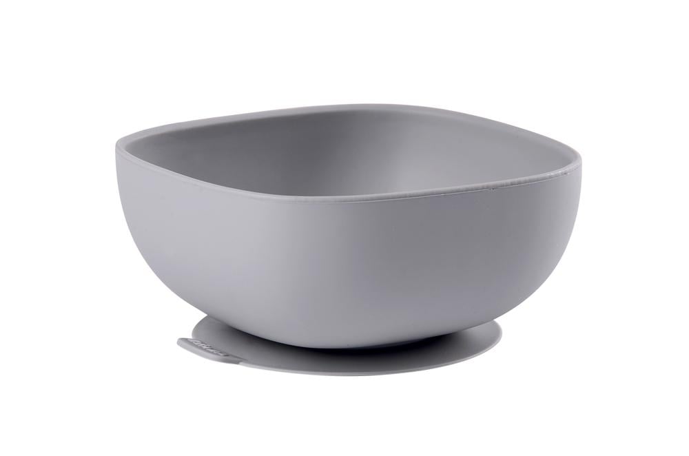 Beaba Bowl Silicone met Zuignap Grijs