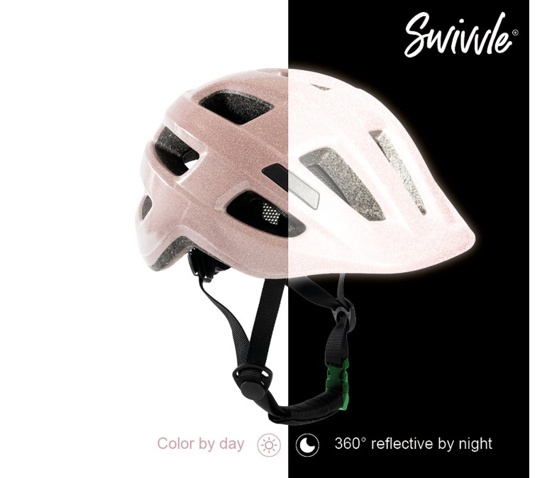 Swivvle Spica Fietshelm Kids Rosy pink