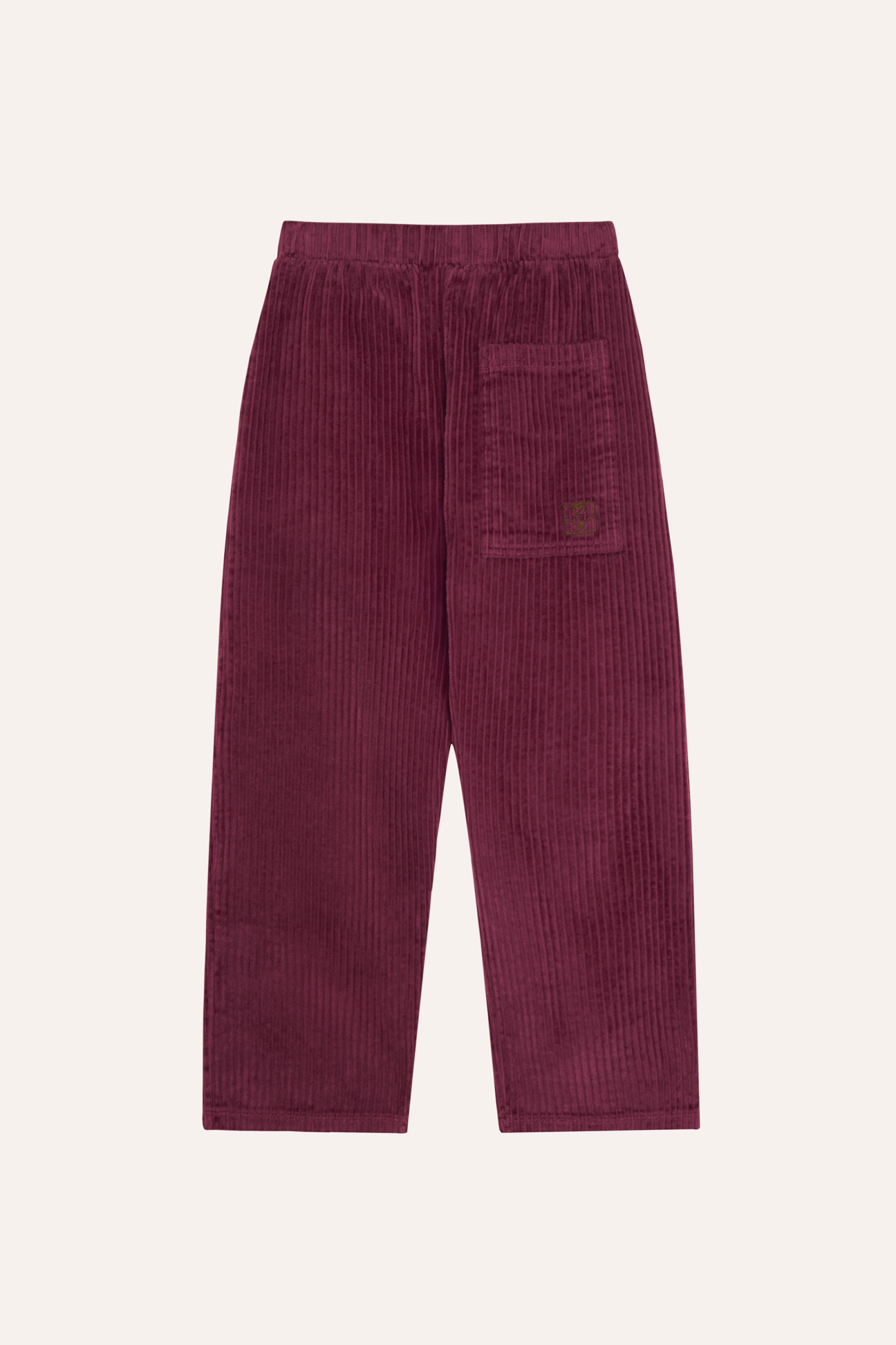 The Campamento Kids Broek Burgundy Corduroy