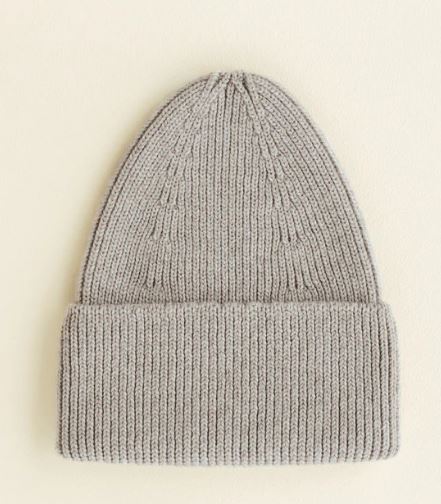 Hvid Baby Beanie Fonzie Pebble 4-18 maand