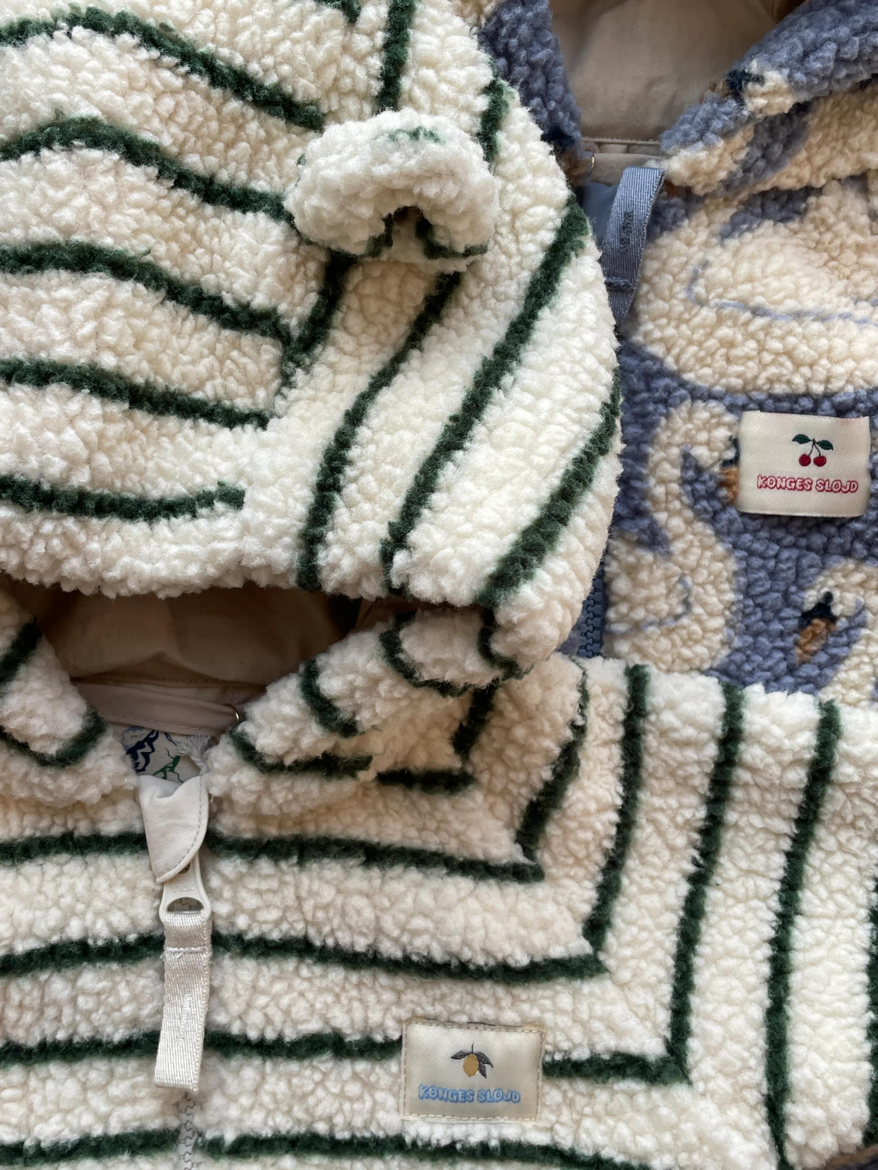 Konges Slojd Baby Onesie Jody Teddy Erba Stripe