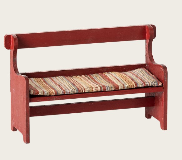 Maileg Bench Red