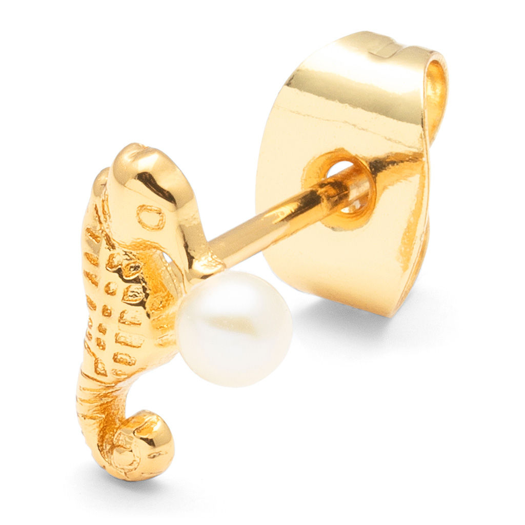 Lulu Copenhagen Oorring Bubblegum Gold Plated