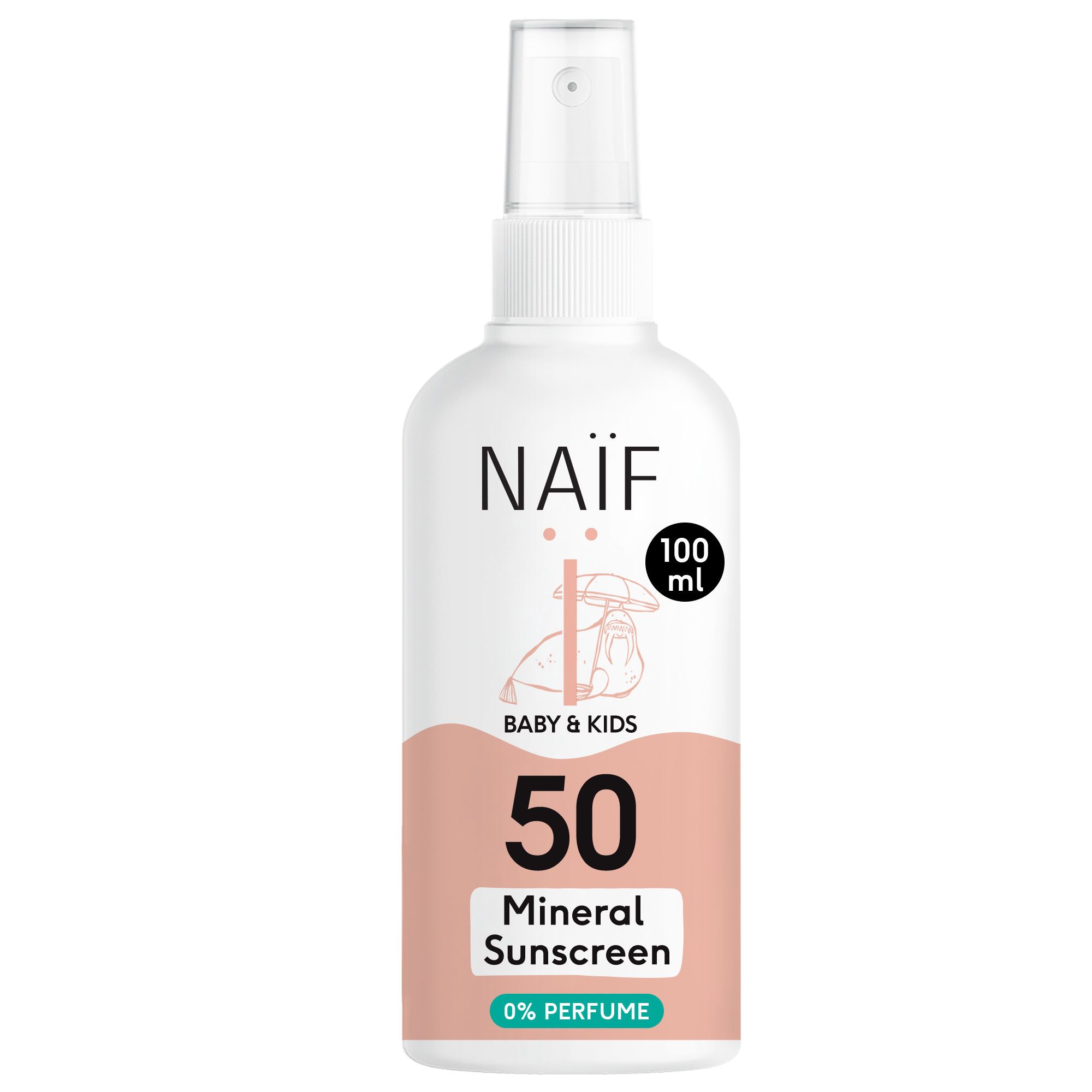 Naif Baby & Kids Zonnespray SPF50 0% Parfum 100 ml