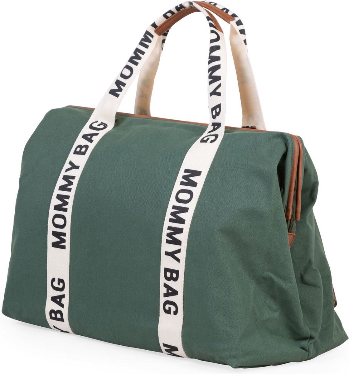 Childhome Verzorgingstas Mommy Bag Signature Canvas Green