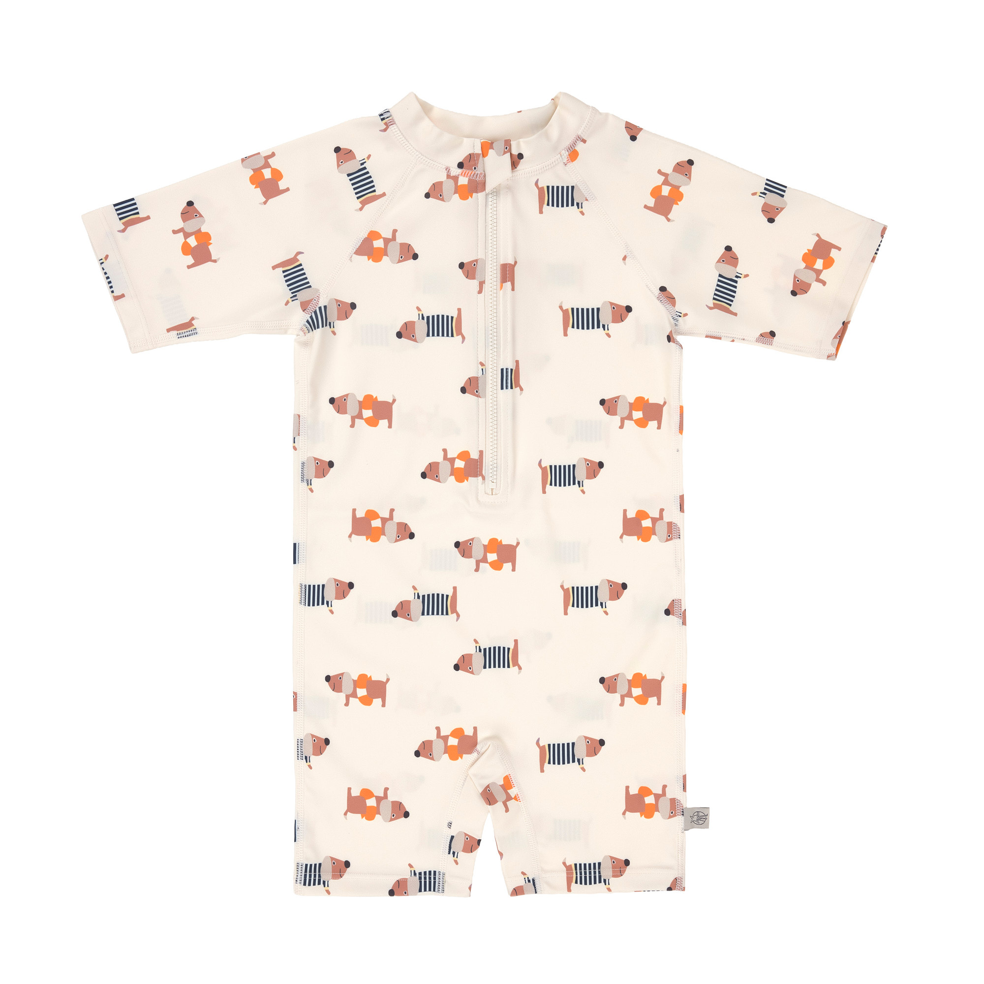 Lässig Sunsuit UV Km Beach Dog Orange-Dark Sea