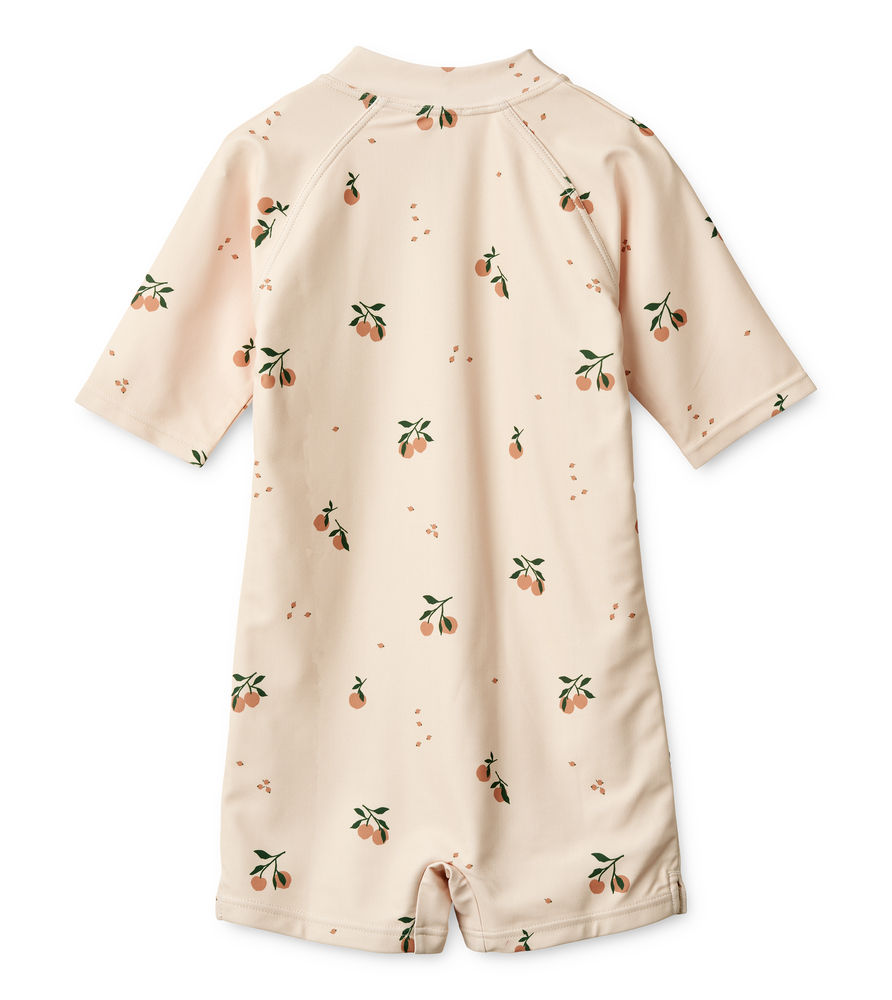 Liewood Baby Sunsuit Km Max Printed Sea Peach-Sea Shell