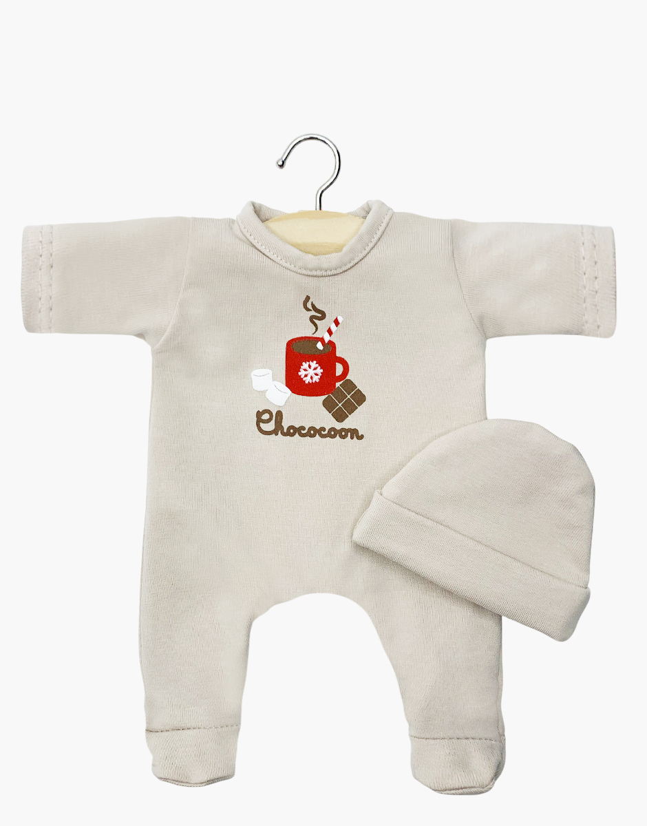 Minikane Babies Pyjama Met Mutsje Chococoon 28 cm