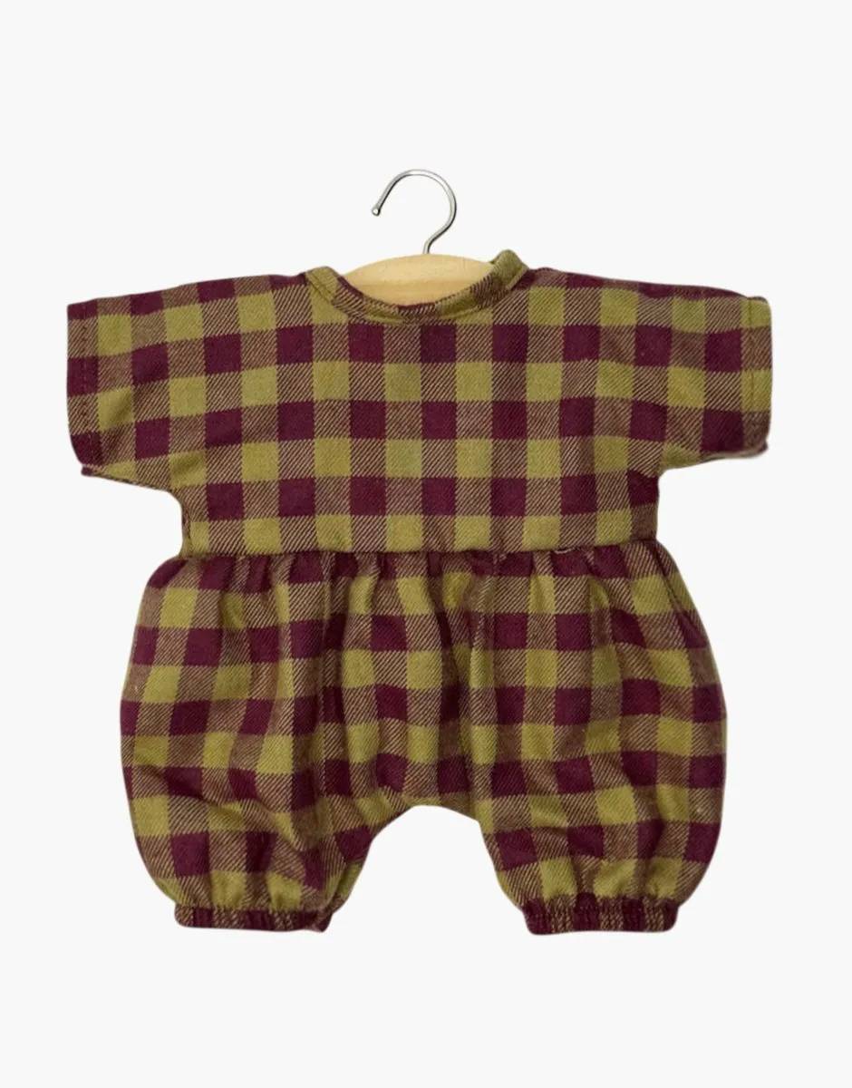 Minikane Romper Pop Olijfgroen
